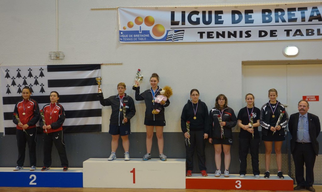 podium doubles dames